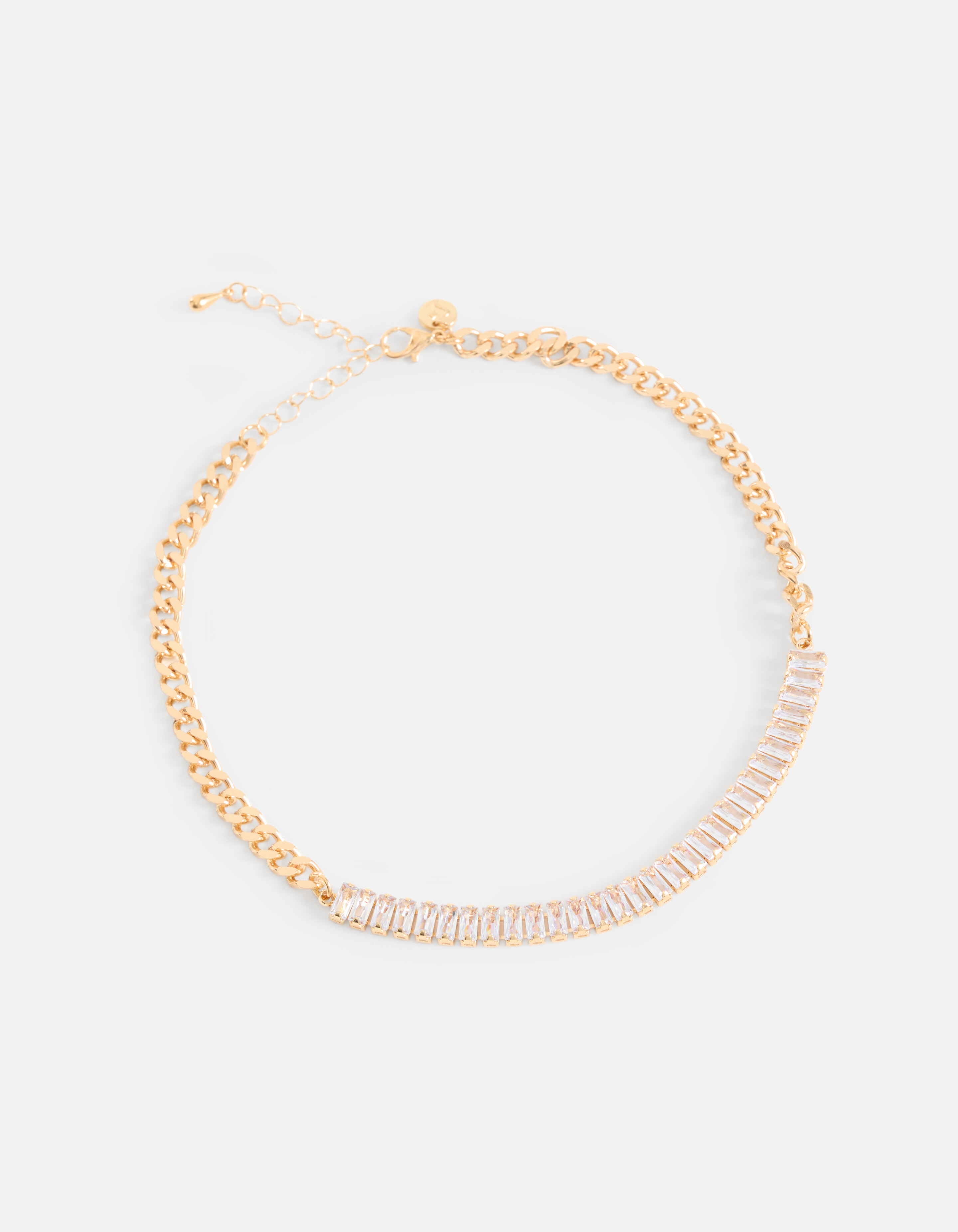 Strass Chain Ketting Goud SHOEBY ACCESSOIRES