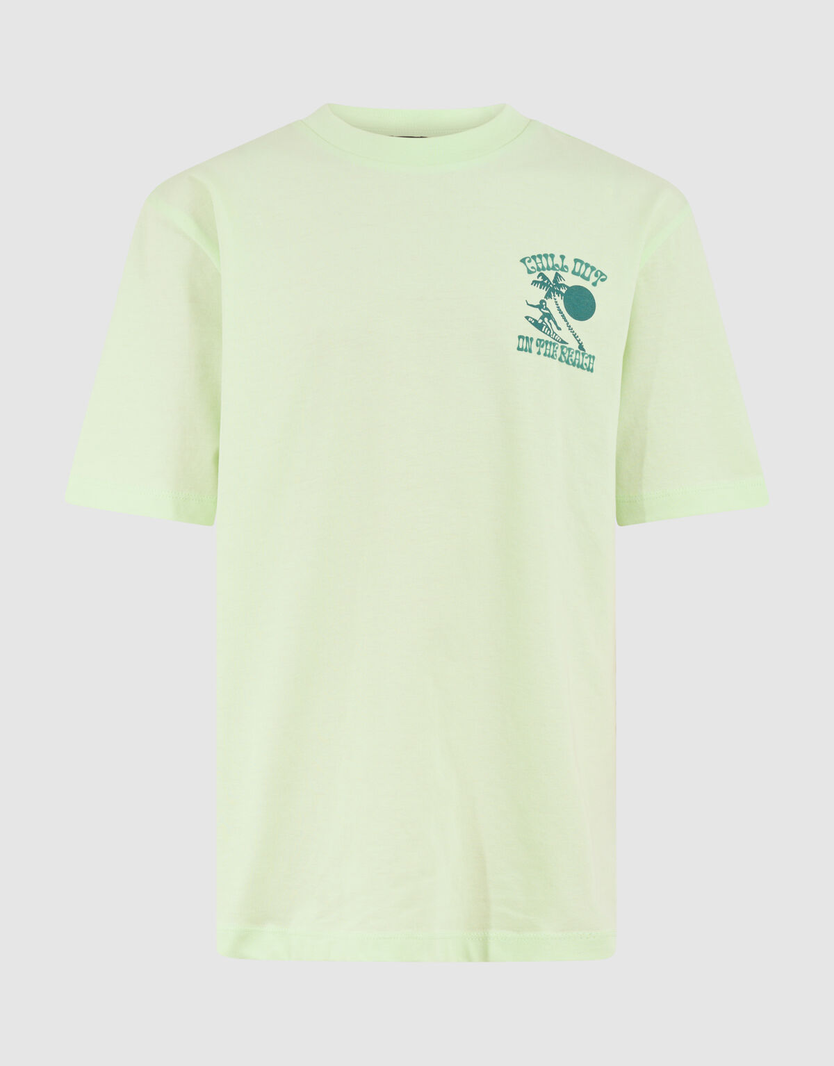Beach Artwork T-shirt Lichtgroen SHOEBY BOYS