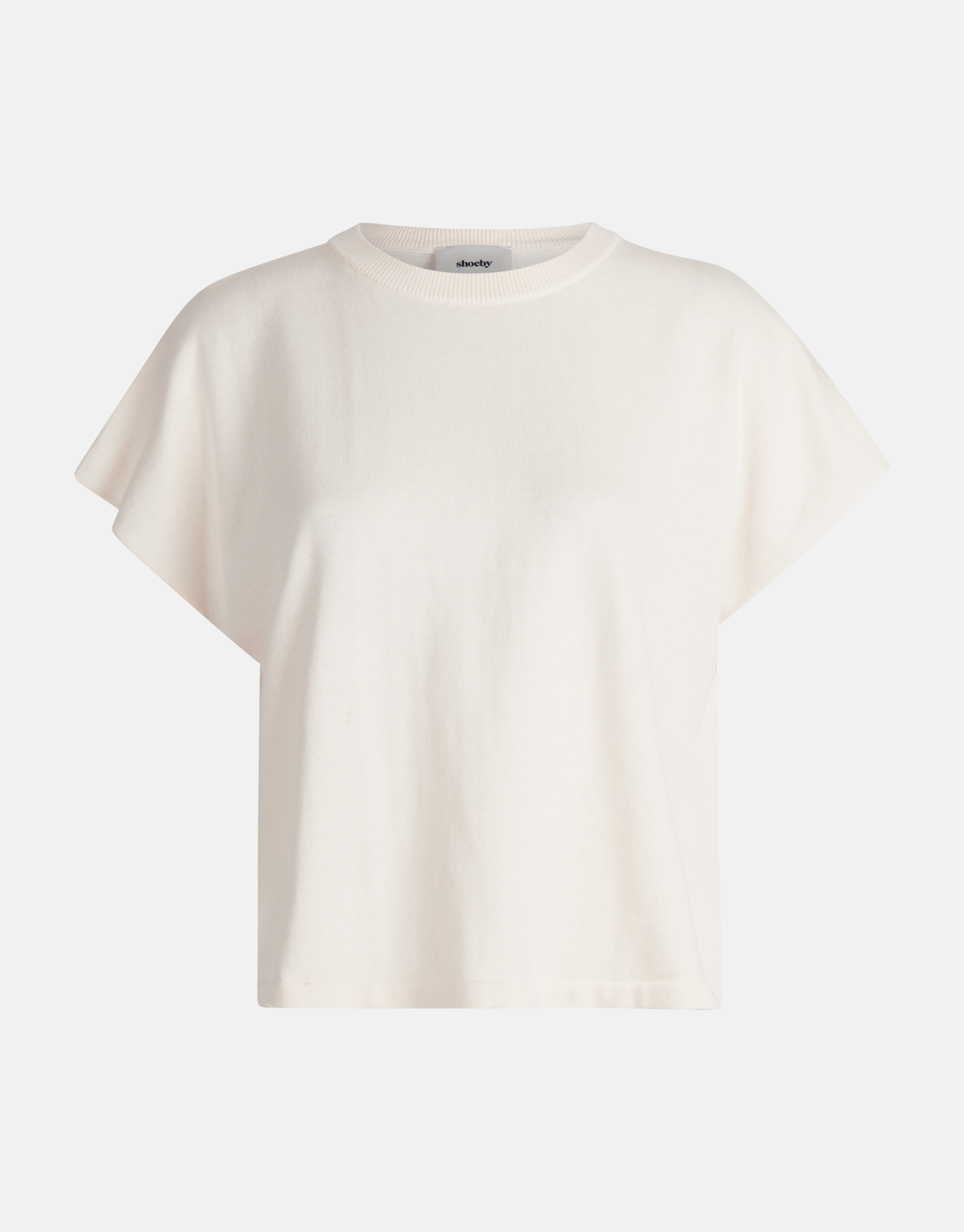 Gebreid T-shirt Gebroken Wit By Mieke SHOEBY WOMEN