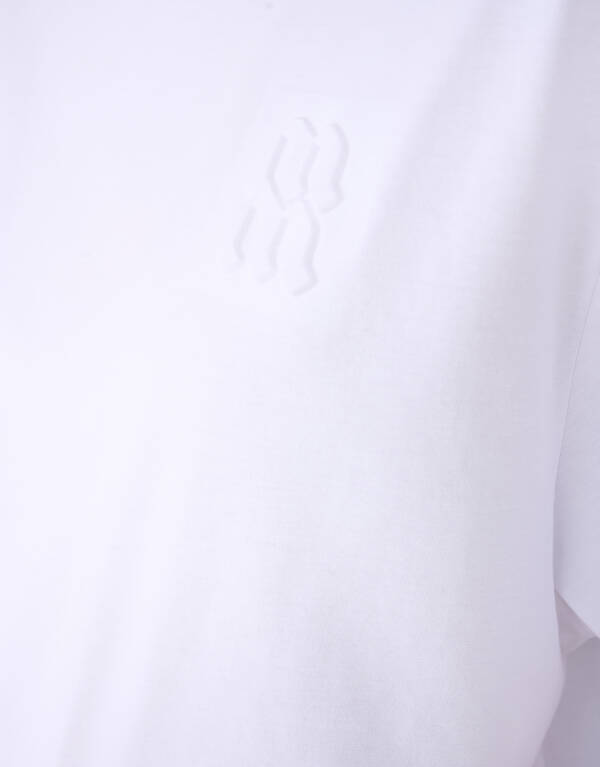 Oversized Logo T-shirt Wit By Mieke SHOEBY WOMEN