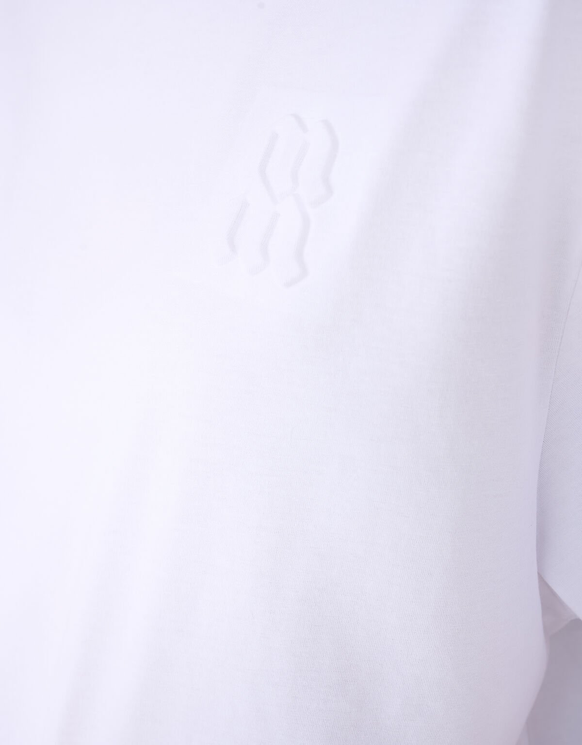 Oversized Logo T-shirt Wit By Mieke SHOEBY WOMEN