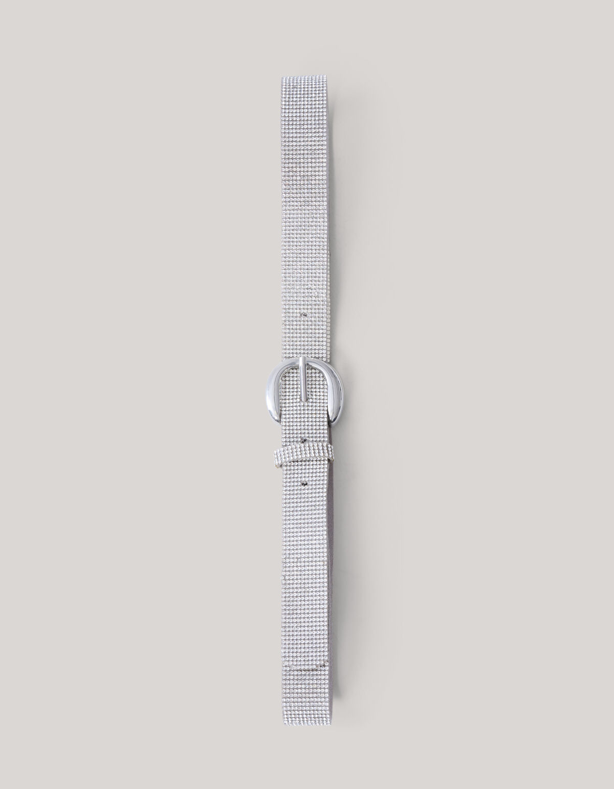 Strass Riem zilver SHOEBY ACCESSOIRES