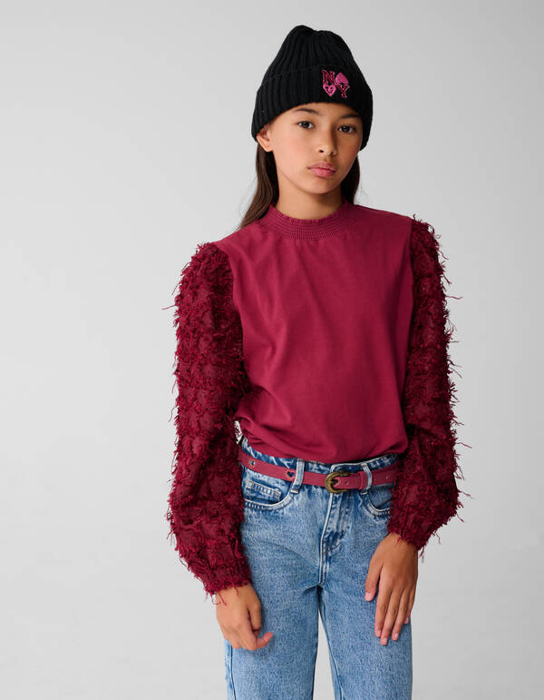 Ster Top Donkerrood SHOEBY GIRLS