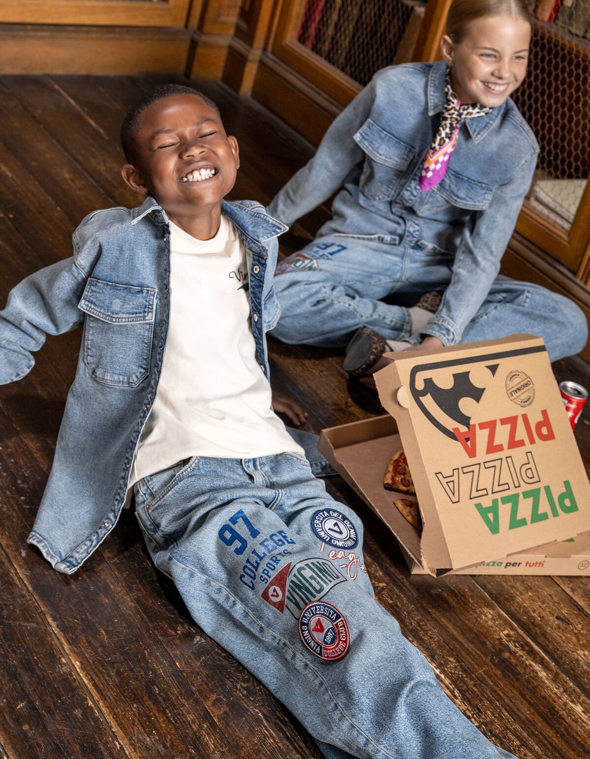 Denim Overshirt Lichtblauw Shoeby X Vingino SHOEBY BOYS