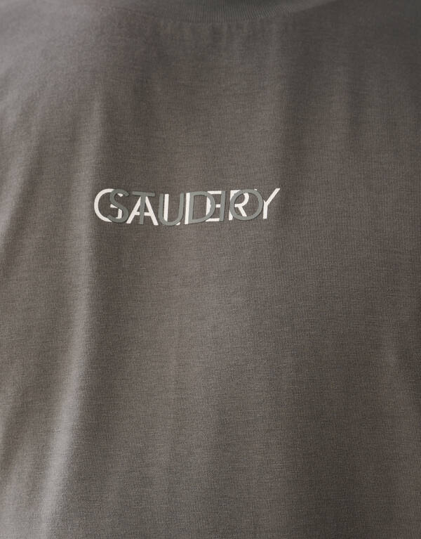 Mixed Tekst Artwork T-shirt Donkergroen SHOEBY MEN