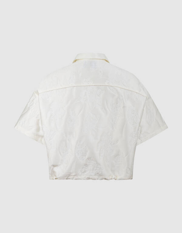 Oversized Jacquard Jack Gebroken Wit SHOEBY WOMEN