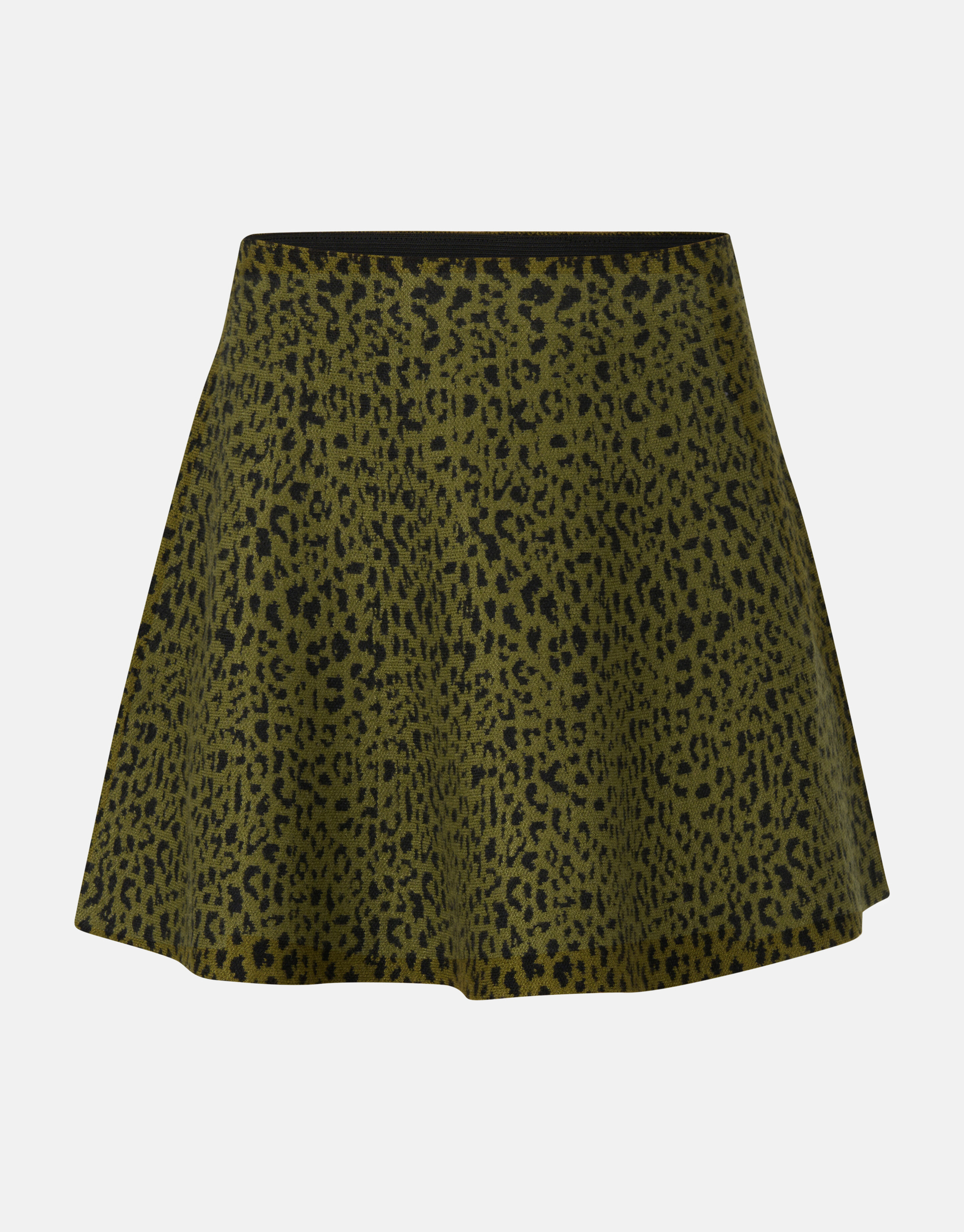 Leopard Rok Donkergroen SHOEBY GIRLS