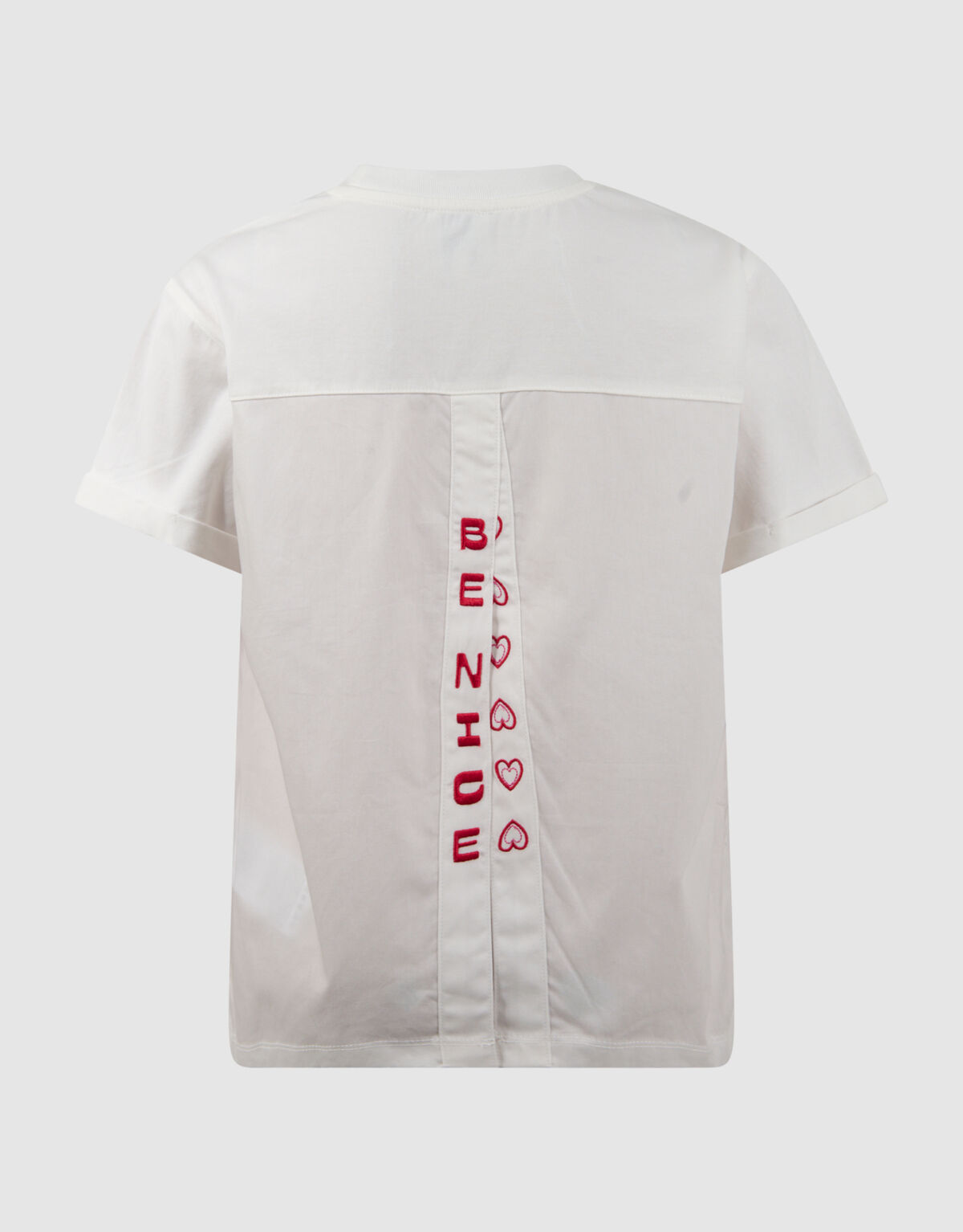 Split Artwork T-shirt Wit SHOEBY GIRLS