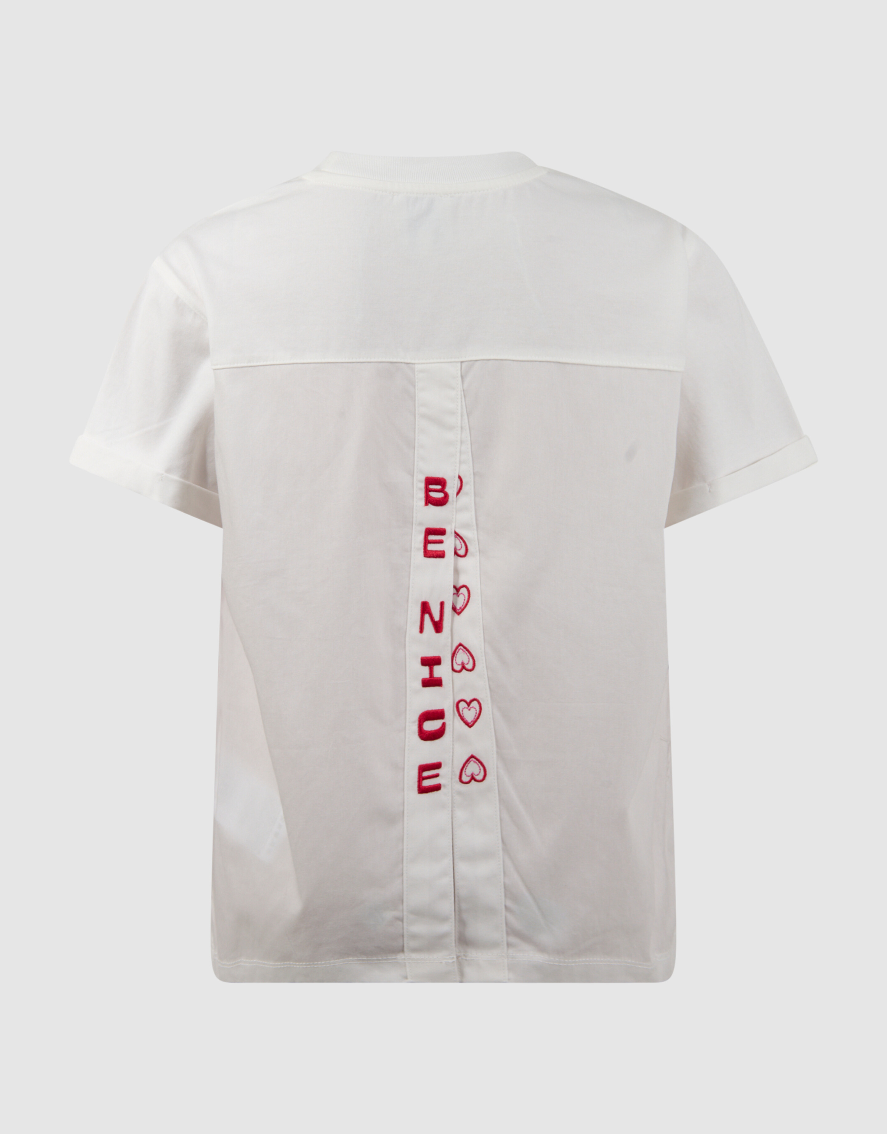 Split Artwork T-shirt Wit SHOEBY GIRLS