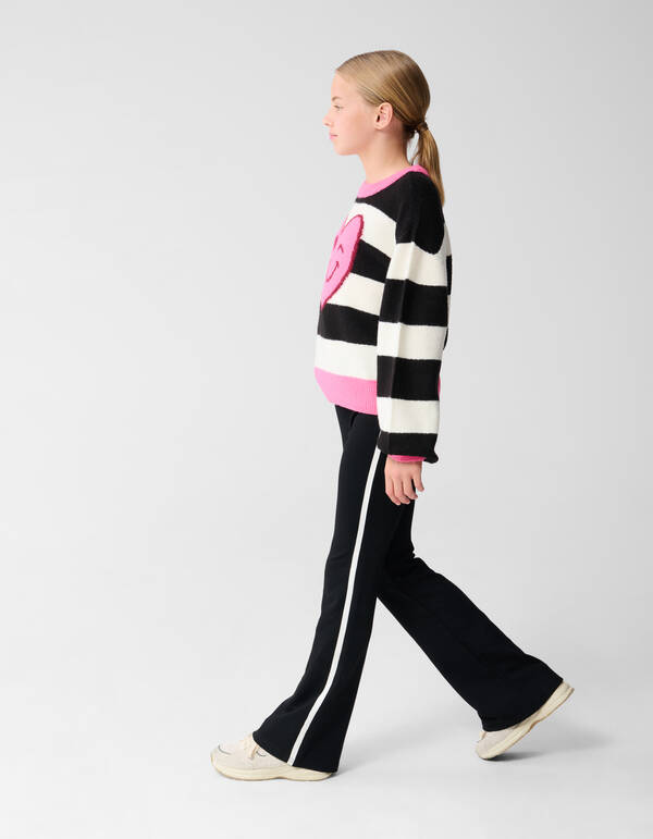 Sporty Flared Broek Zwart SHOEBY GIRLS
