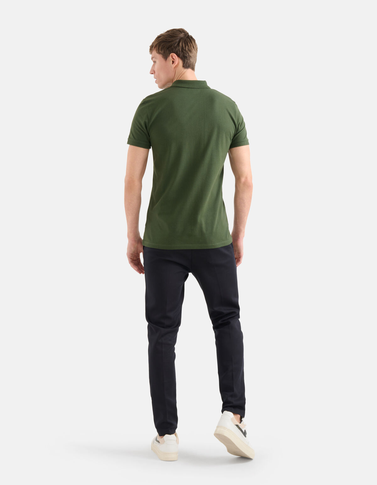 Basis Polo Donkergroen SHOEBY MEN