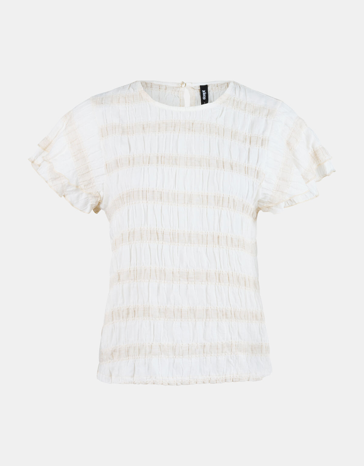 Sand Ruffle Top EKSEPT