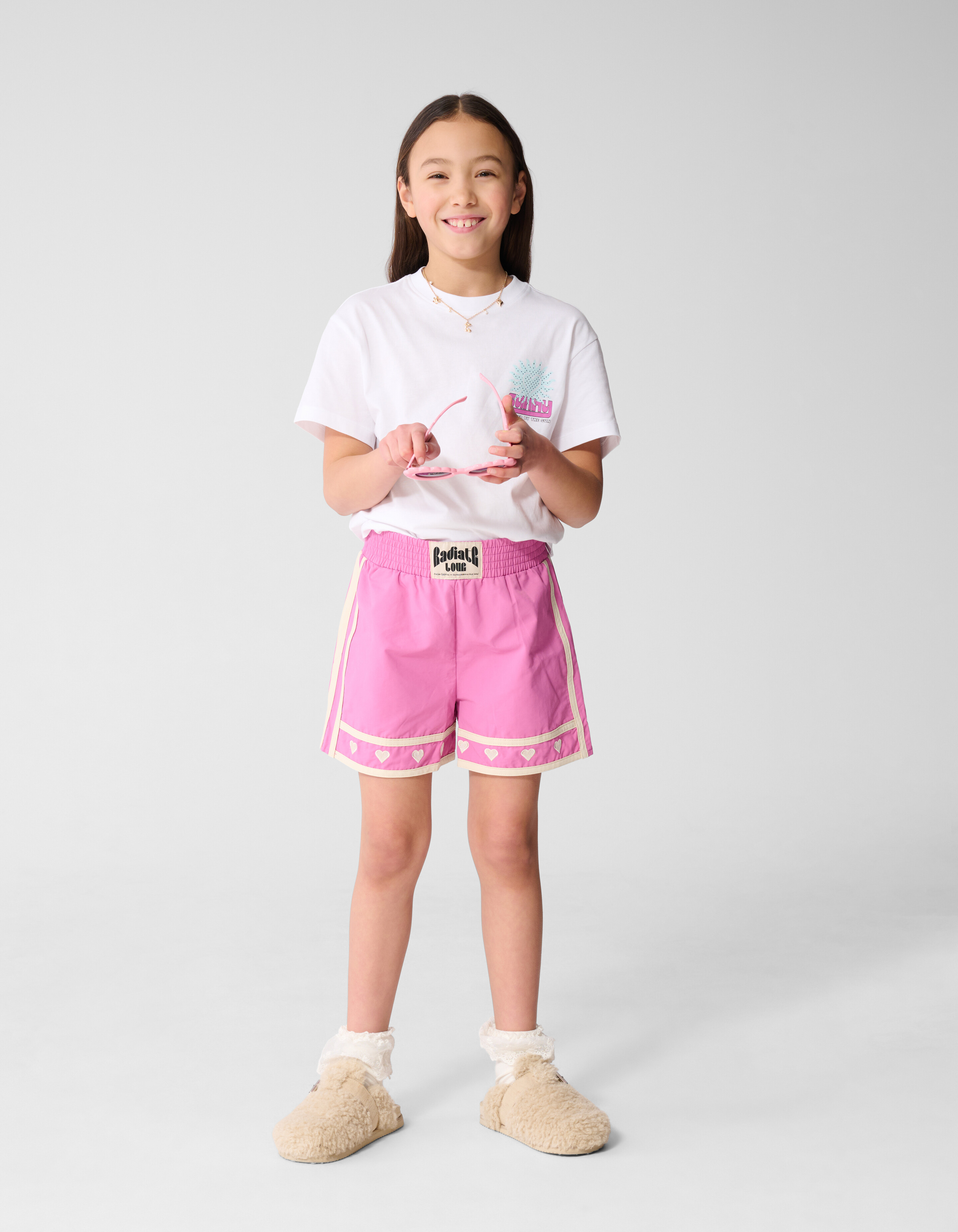 Heart Boxing Short Roze SHOEBY GIRLS