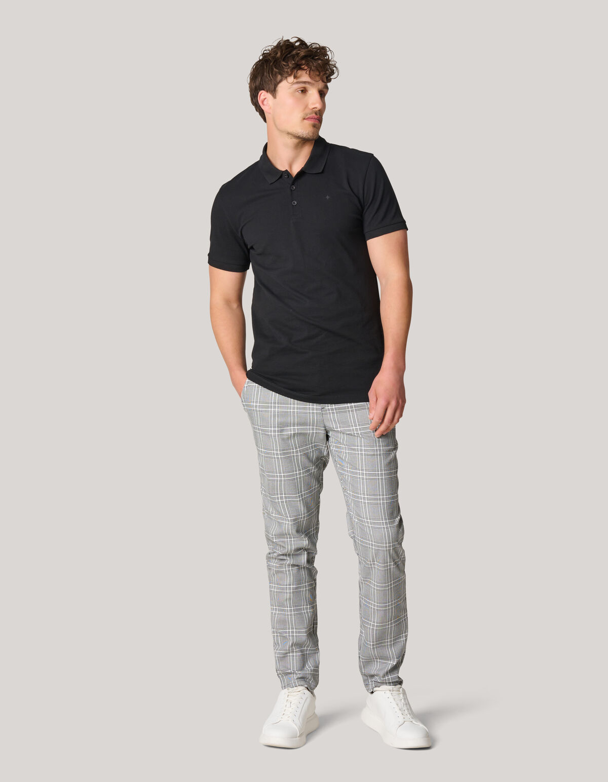 Basis Polo Zwart SHOEBY MEN