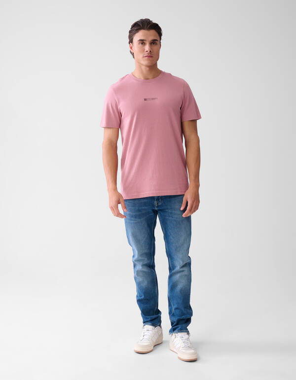 Process T-shirt Roze SHOEBY MEN