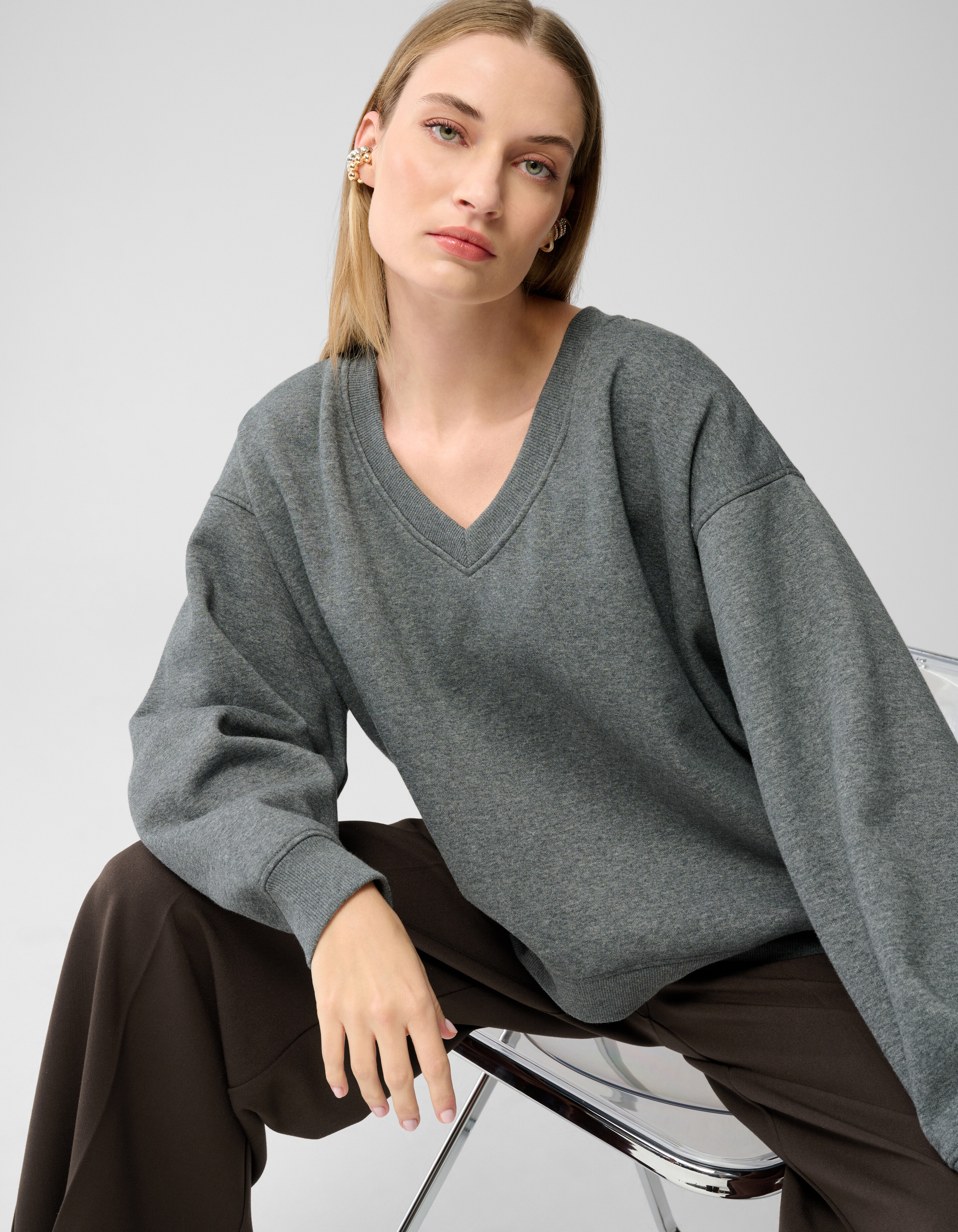 Wide Leg Fit Broek Donkerbruin By Lonneke SHOEBY WOMEN