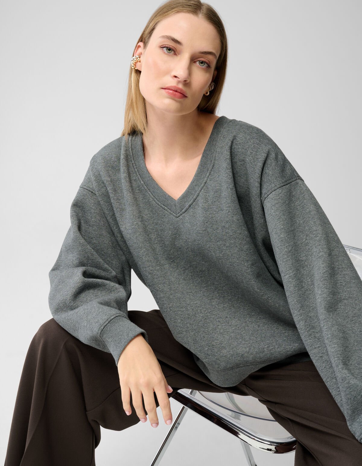Wide Leg Fit Broek Donkerbruin By Lonneke SHOEBY WOMEN
