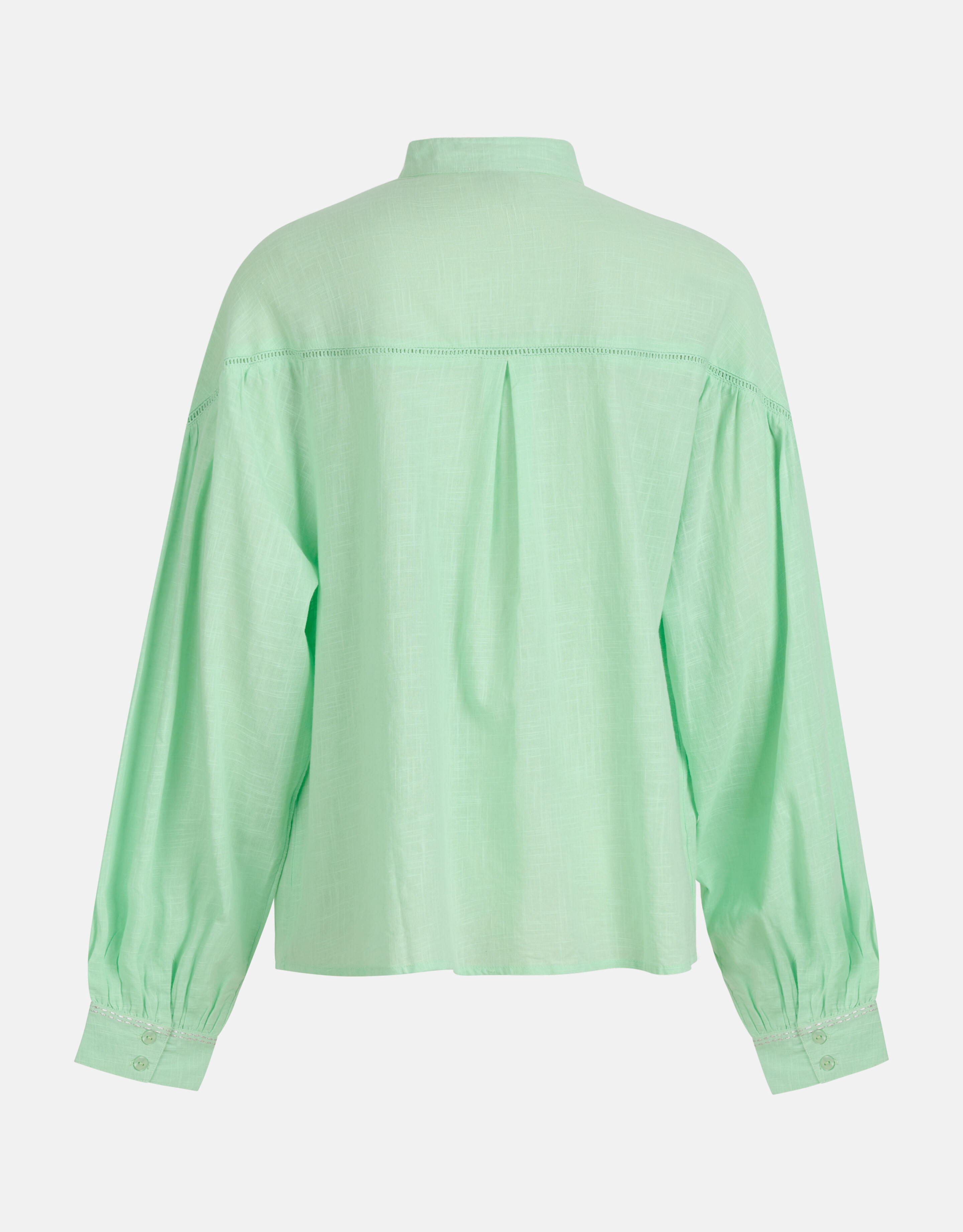 Embroidery Blouse Groen SHOEBY WOMEN