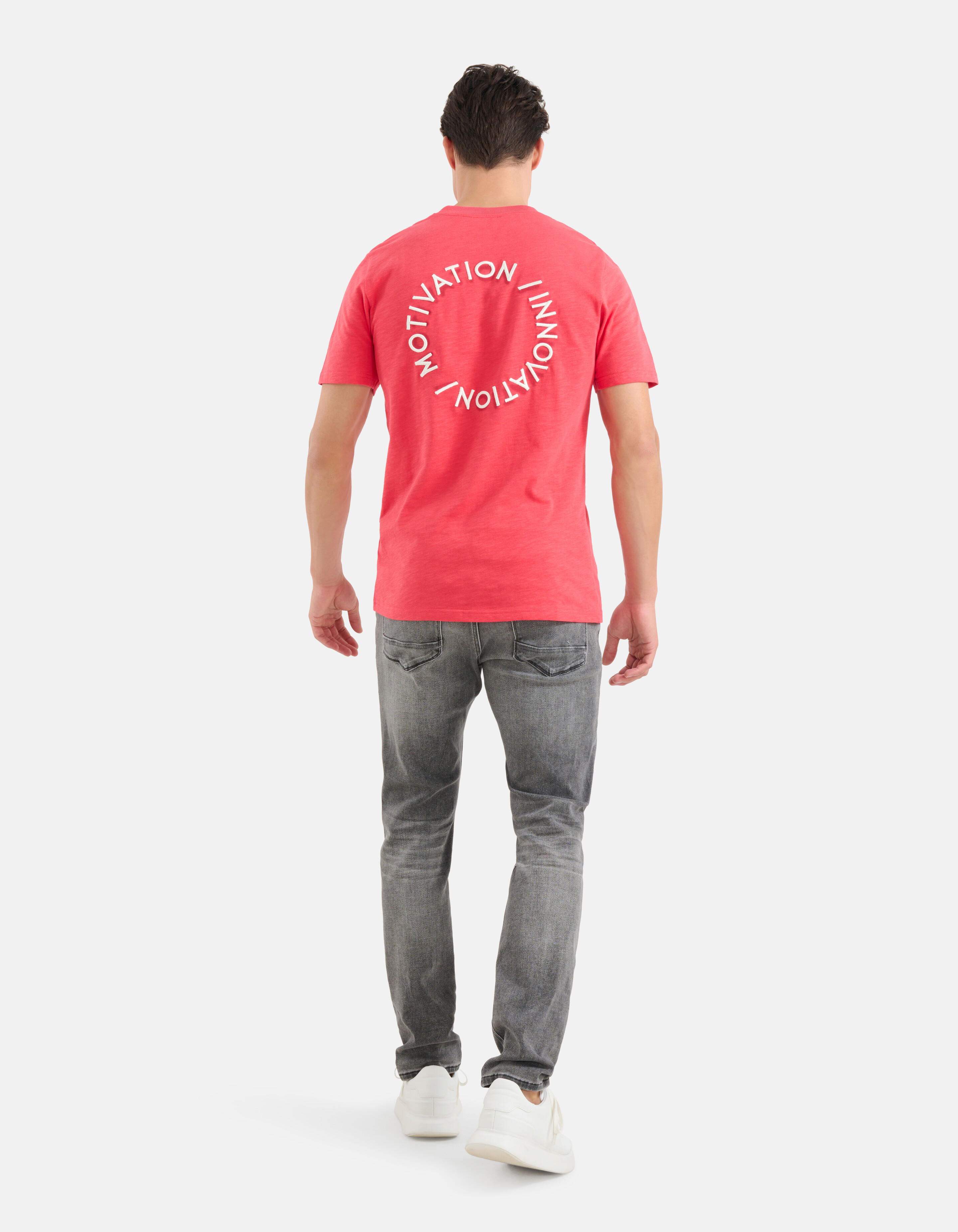 Slim Fit Jog Jeans Lichtgrijs L32 SHOEBY MEN