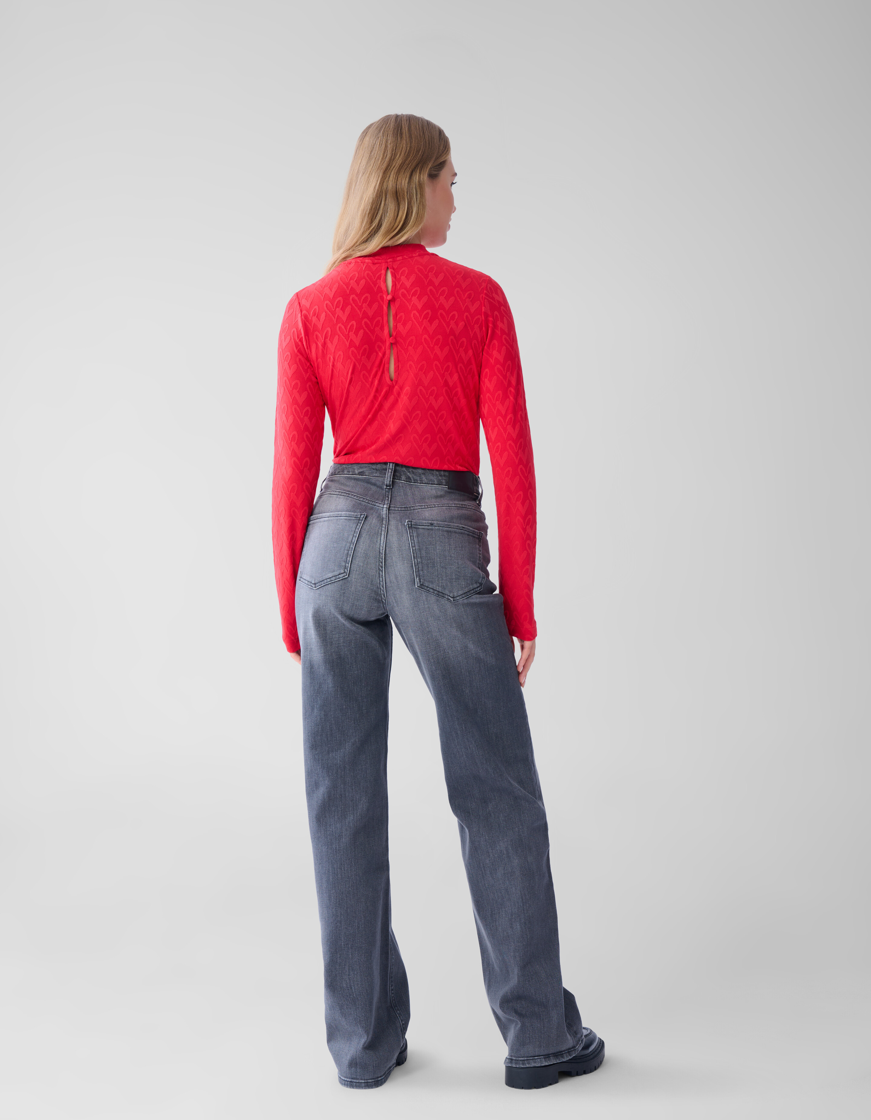 Structuur Top Rood SHOEBY WOMEN
