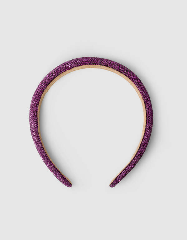Strass Haarband Paars SHOEBY ACCESSOIRES