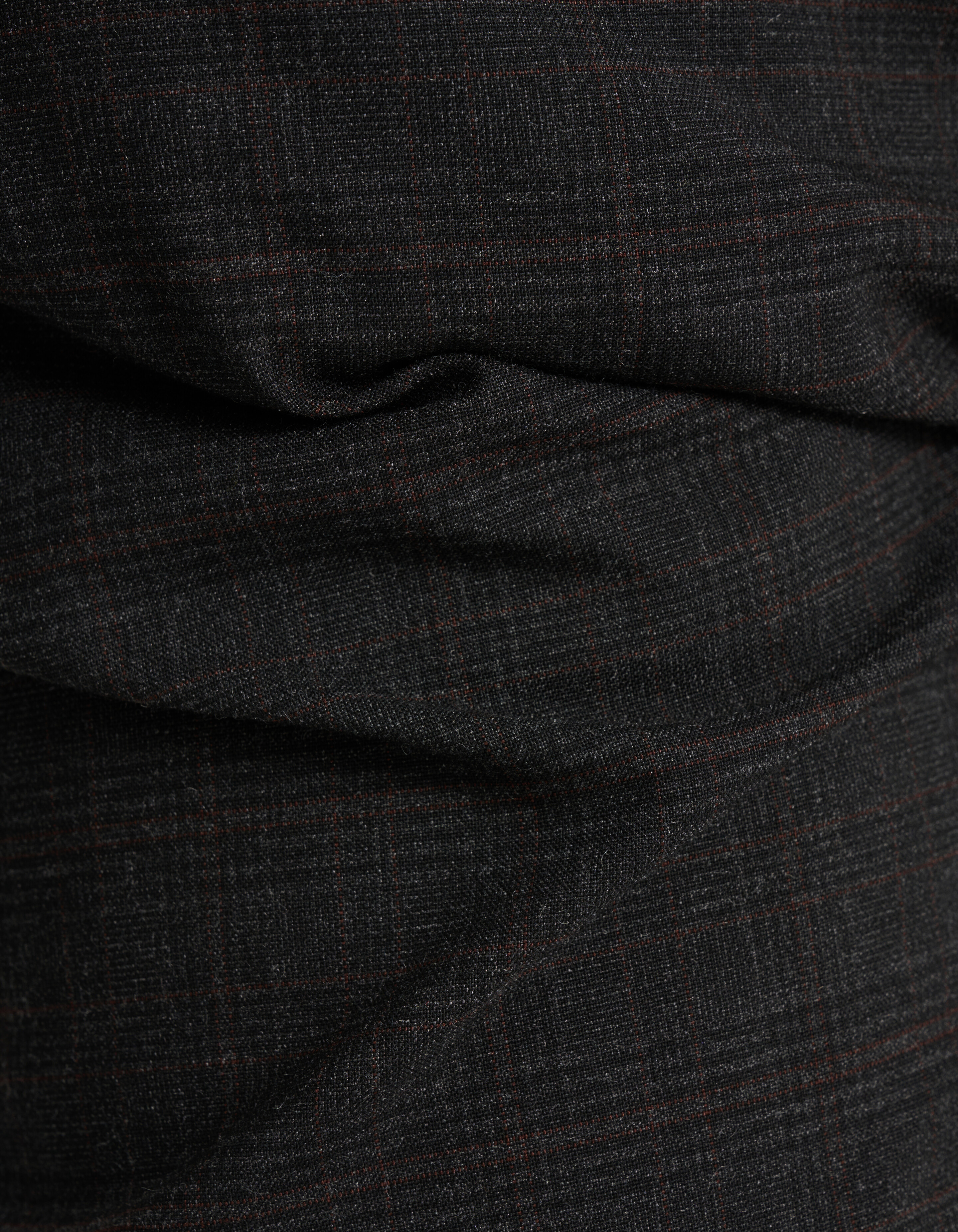 Geruite Pantalon Donkergrijs SHOEBY MEN