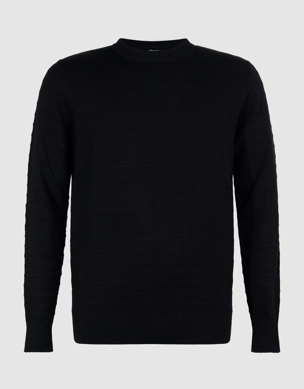 Structuur Trui Zwart SHOEBY MEN