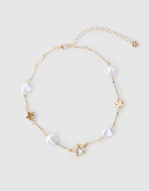 Parel Star Ketting Goud SHOEBY ACCESSOIRES