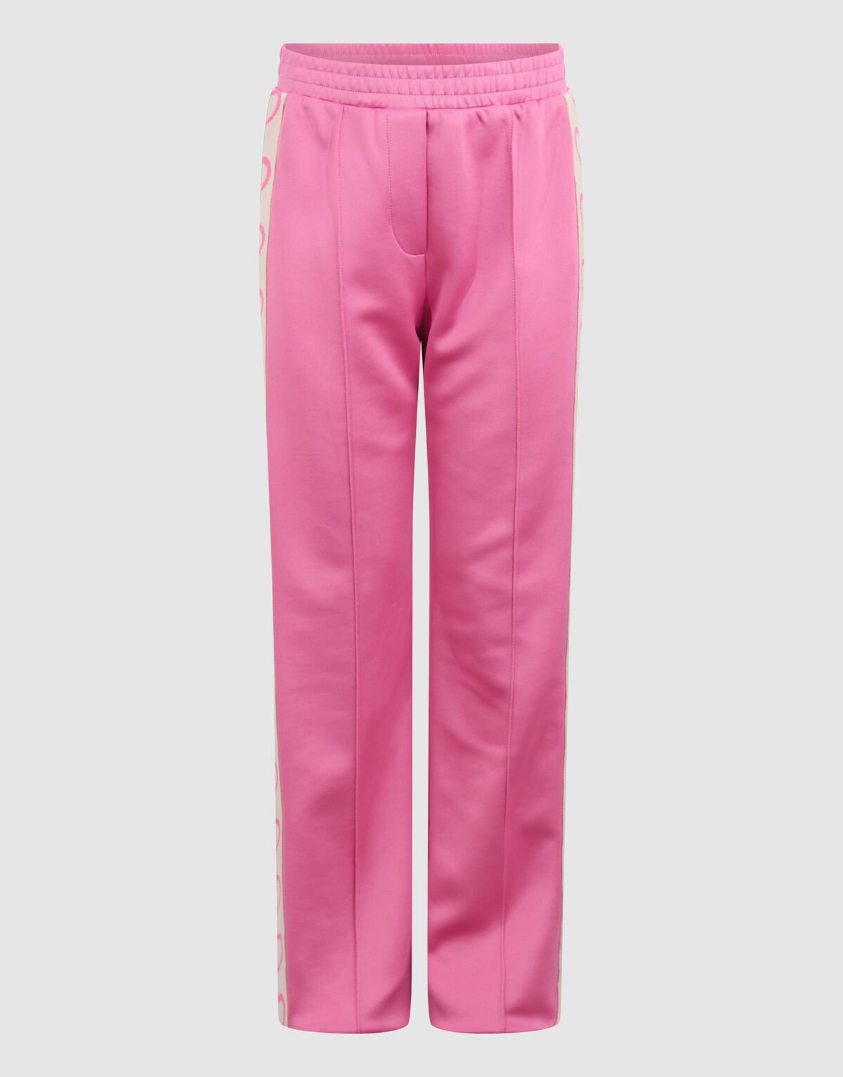 Sporty Heart Wide Leg Broek Roze SHOEBY GIRLS