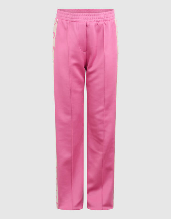 Sporty Heart Wide Leg Broek Roze SHOEBY GIRLS