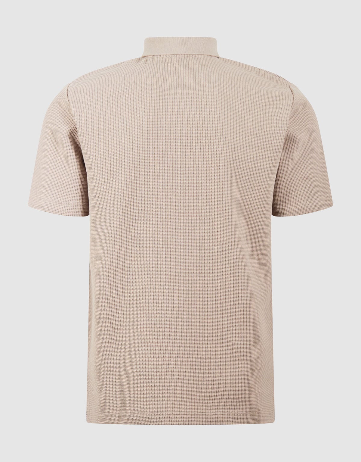 Waffle Polo Lichtbruin SHOEBY MEN