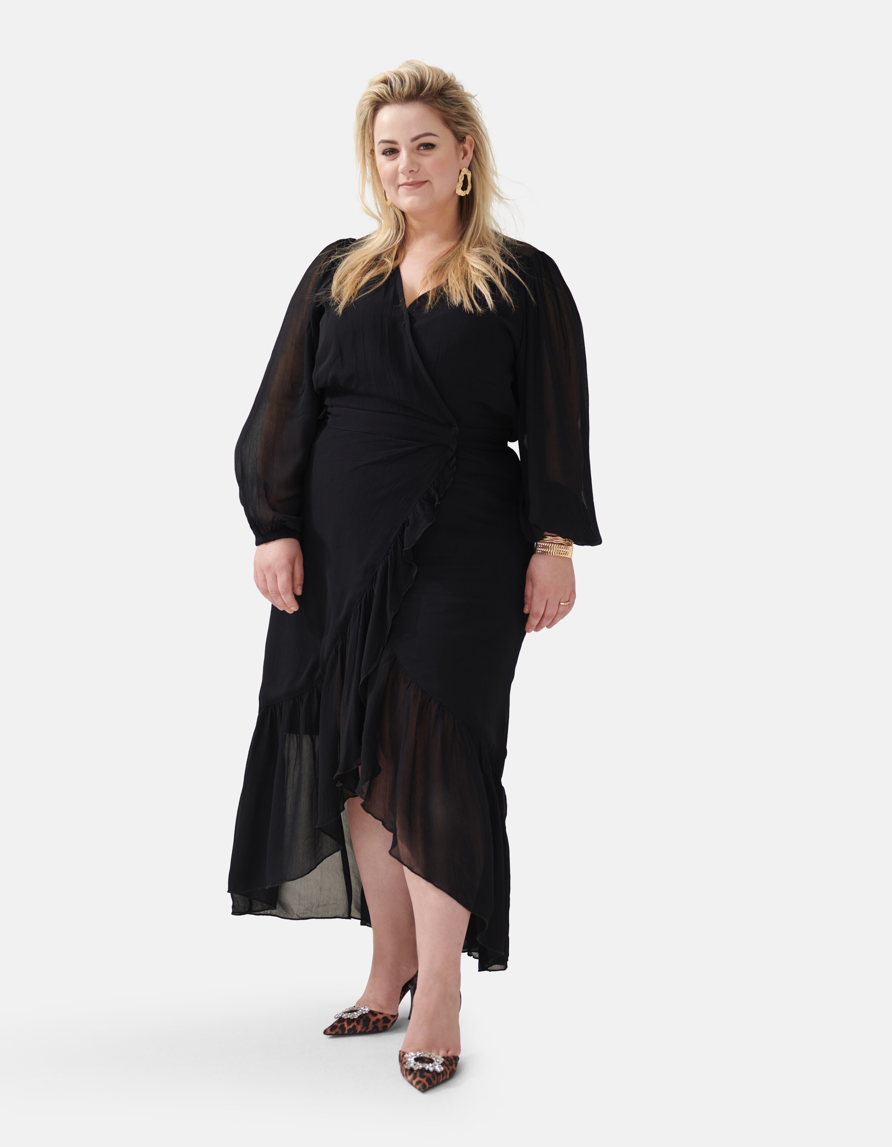 Wrap Jurk Zwart SHOEBY WOMEN