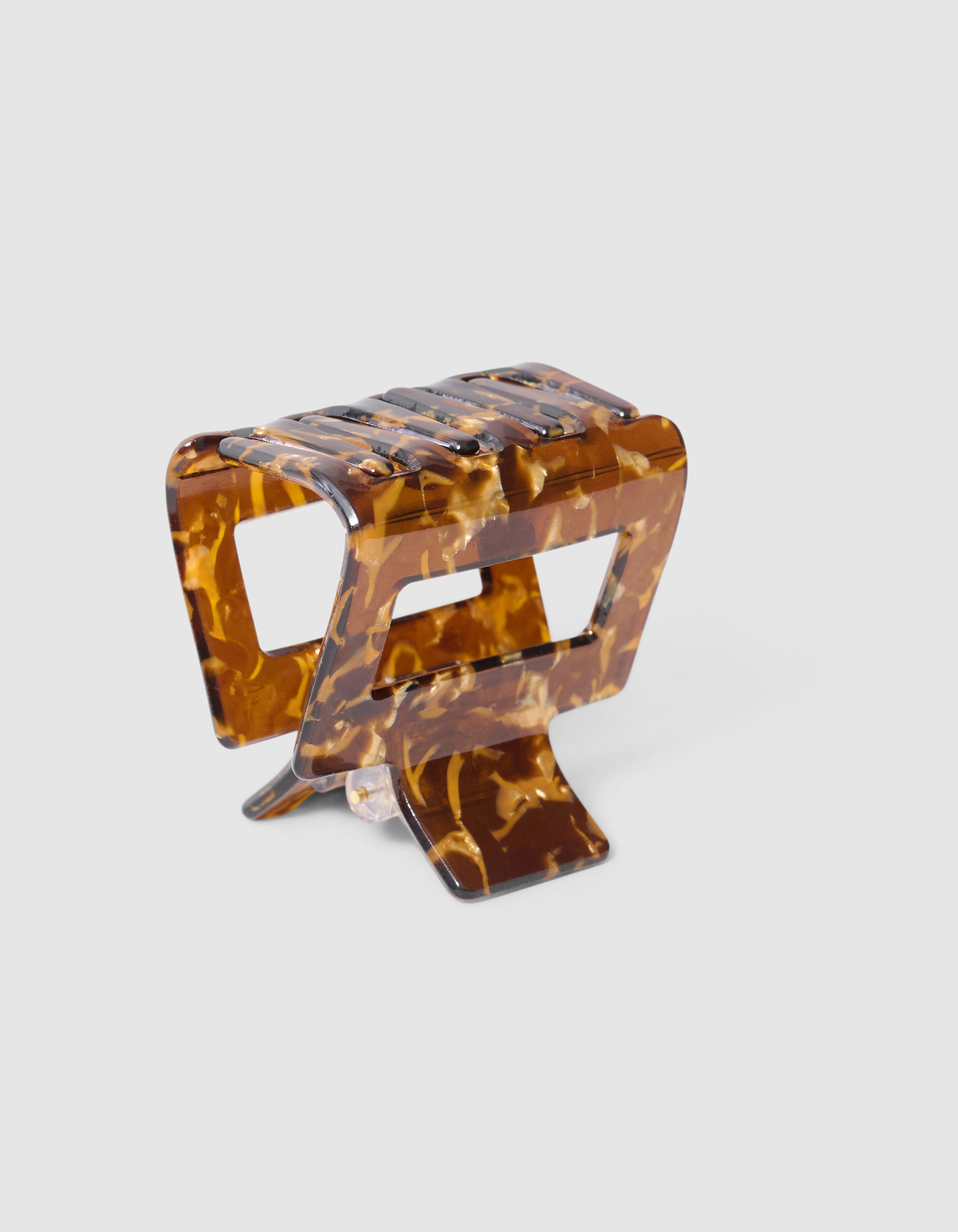 Leopard Bulky Haarklem Bruin SHOEBY ACCESSOIRES