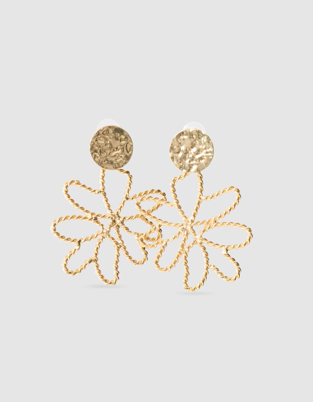 Big Flower Oorbellen Goud SHOEBY ACCESSOIRES