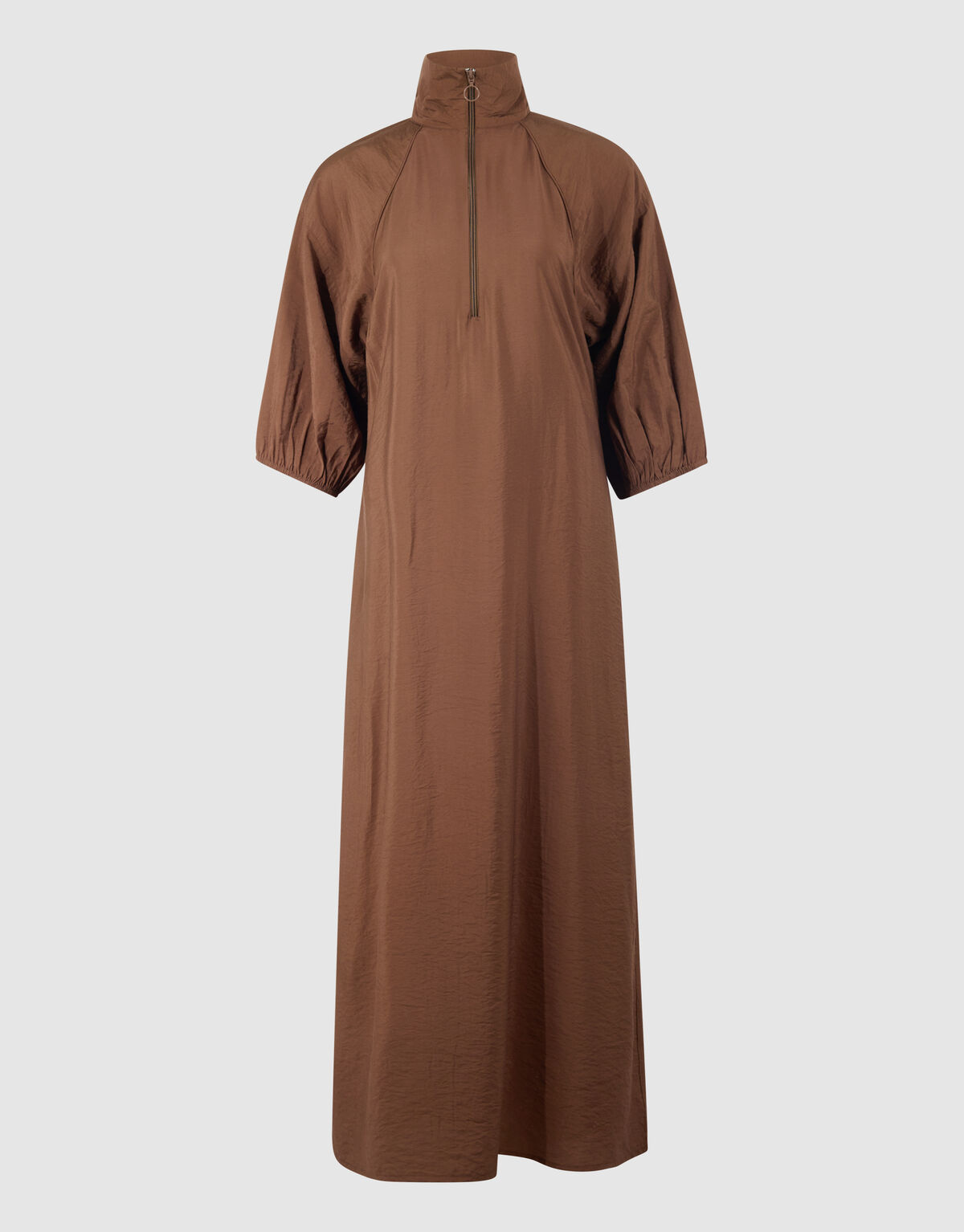 Sporty Tracksuit Maxi Jurk Bruin SHOEBY WOMEN