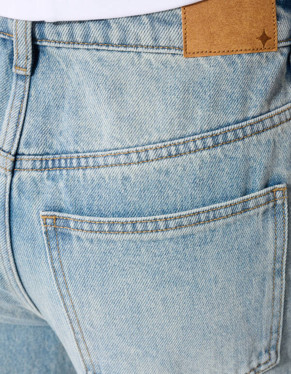 Heavy Barrel Fit Jeans Lichtblauw SHOEBY WOMEN