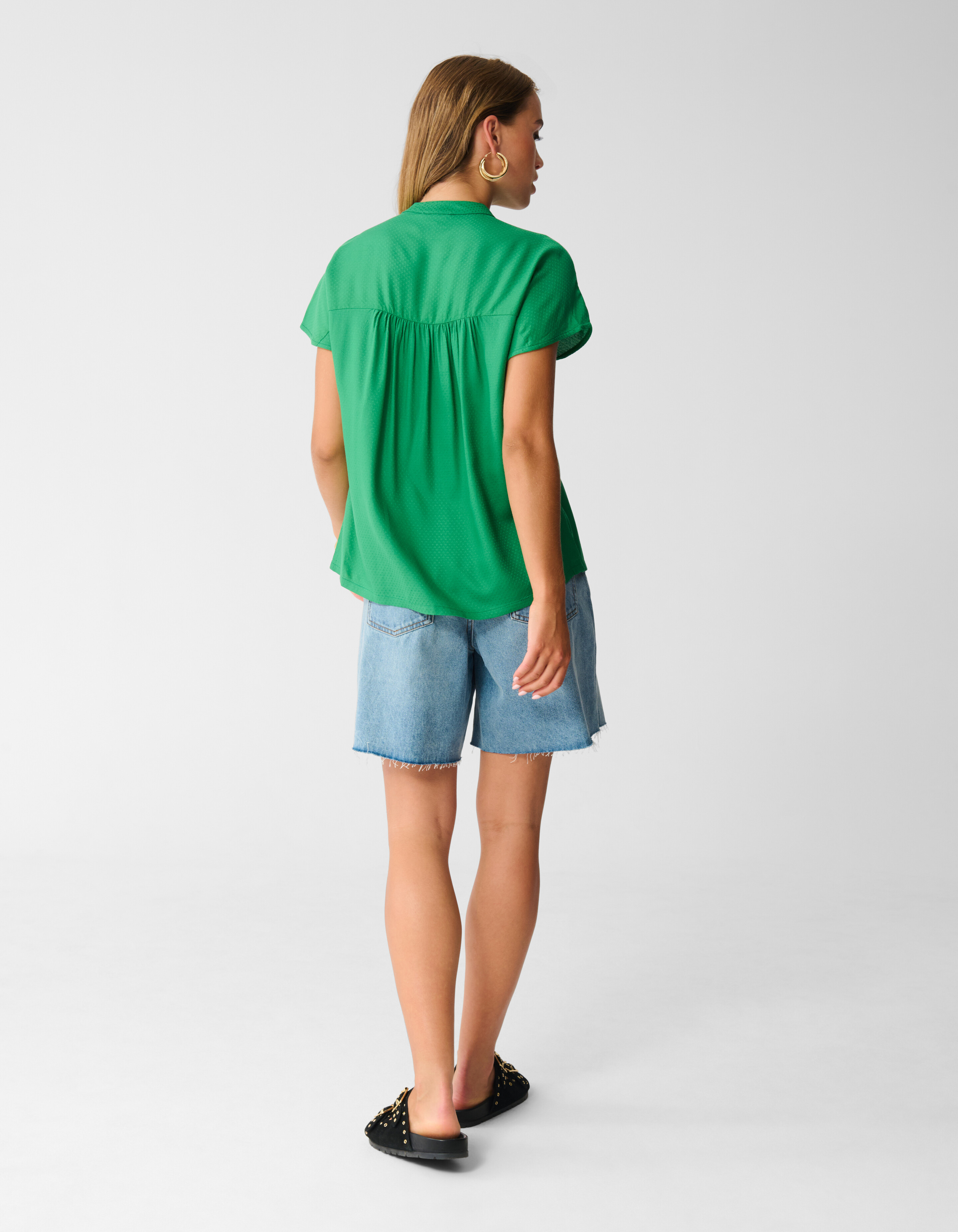 Structuur Top Groen SHOEBY WOMEN