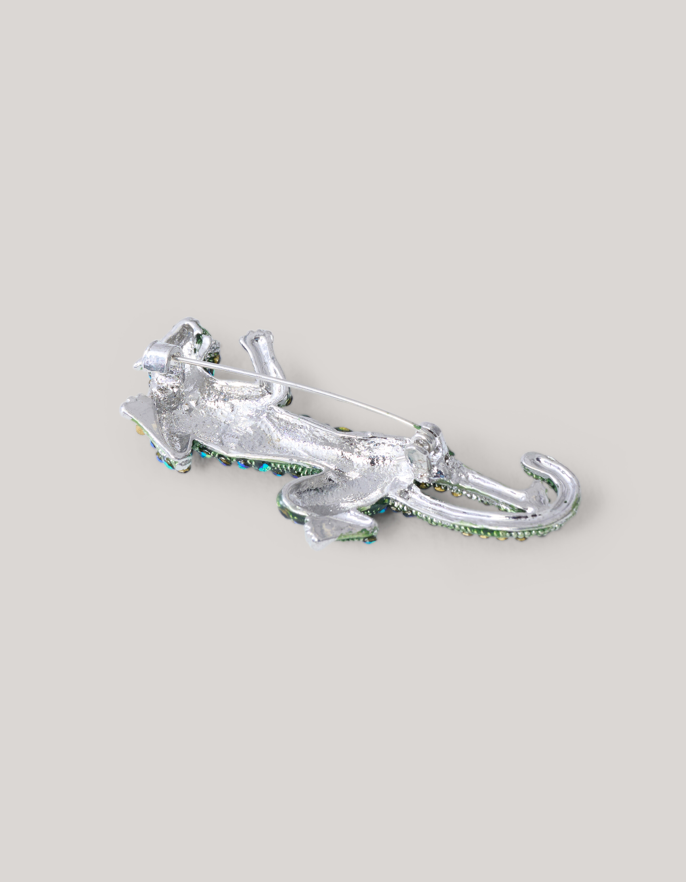 Strass Jaguar Broche Groen SHOEBY ACCESSOIRES