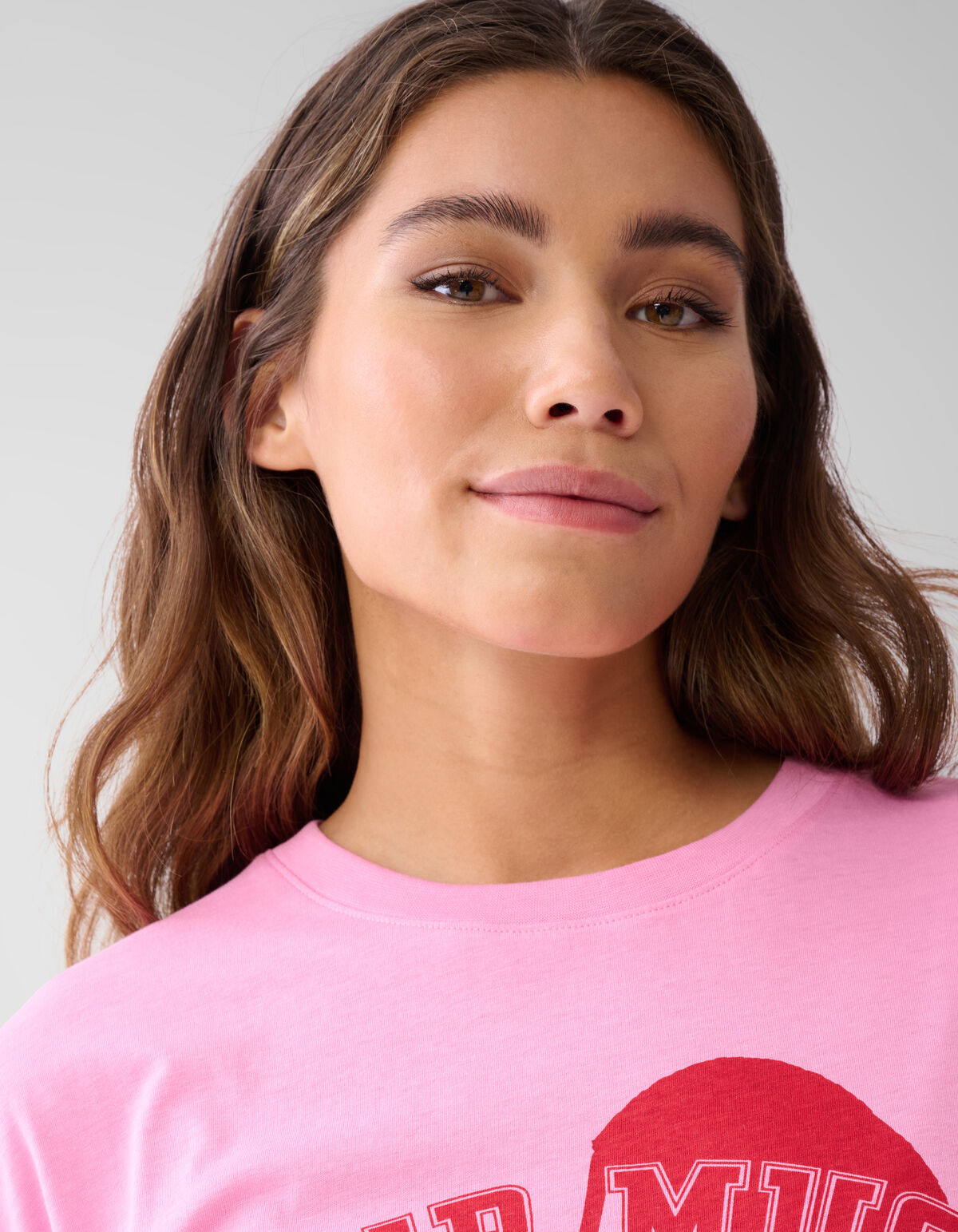 Cherry Artwork T-shirt Roze SHOEBY WOMEN