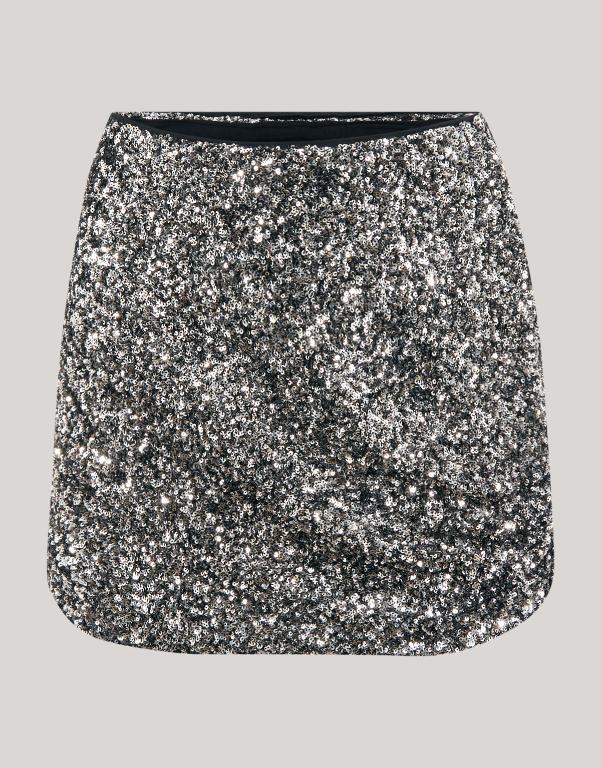 Pailletten Mini Rok Zilver SHOEBY WOMEN