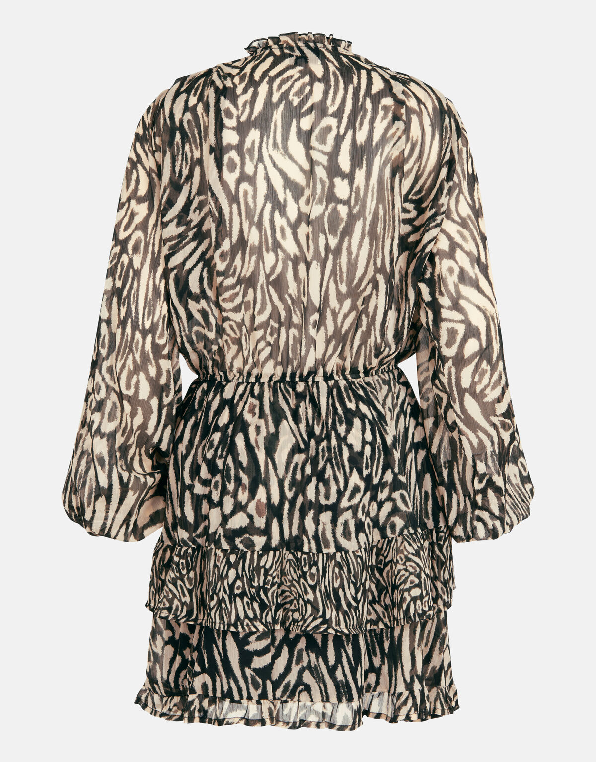 Leopard Print Jurk Zwart SHOEBY WOMEN