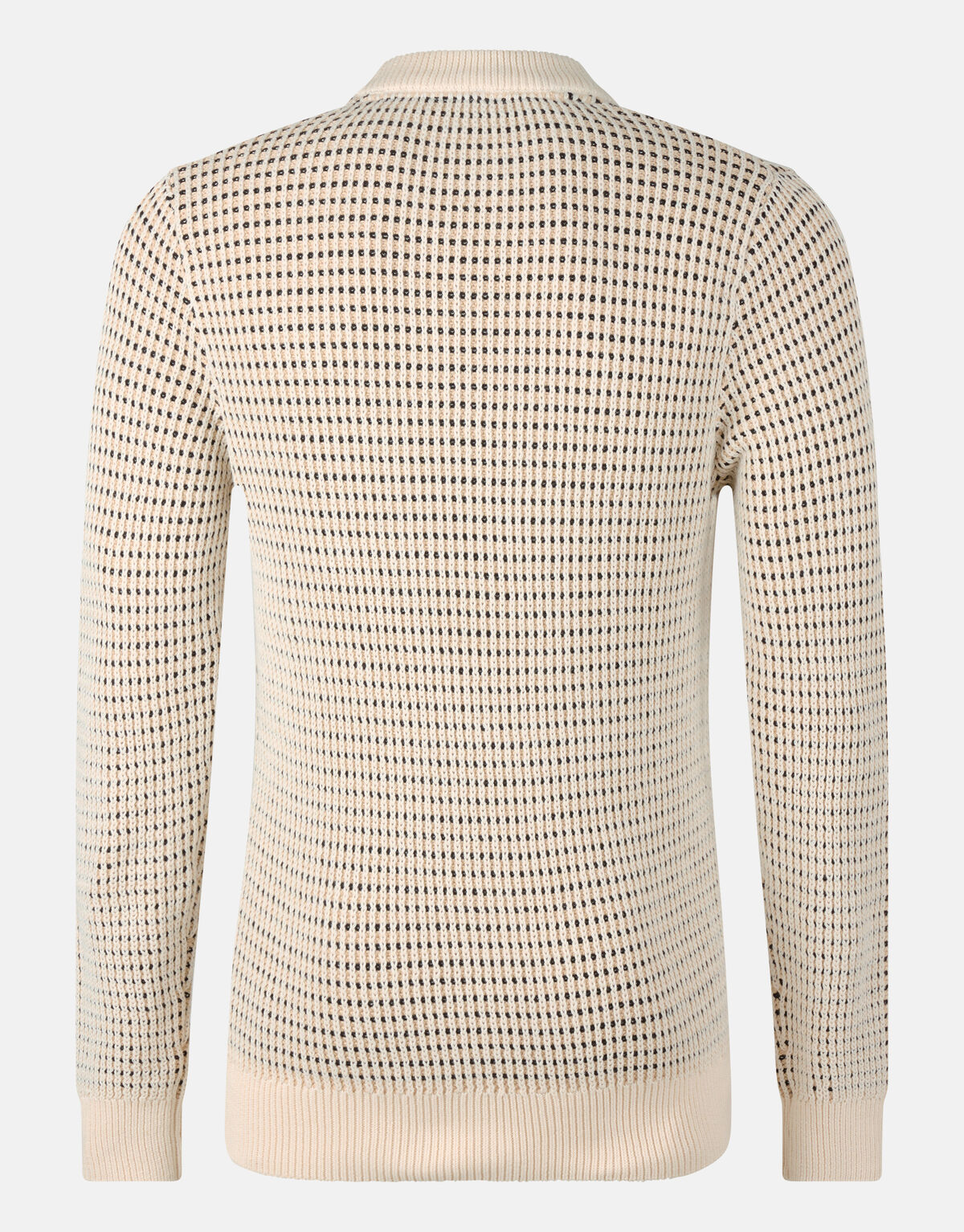 Gedetailleerde Gebreide Trui Beige SHOEBY MEN