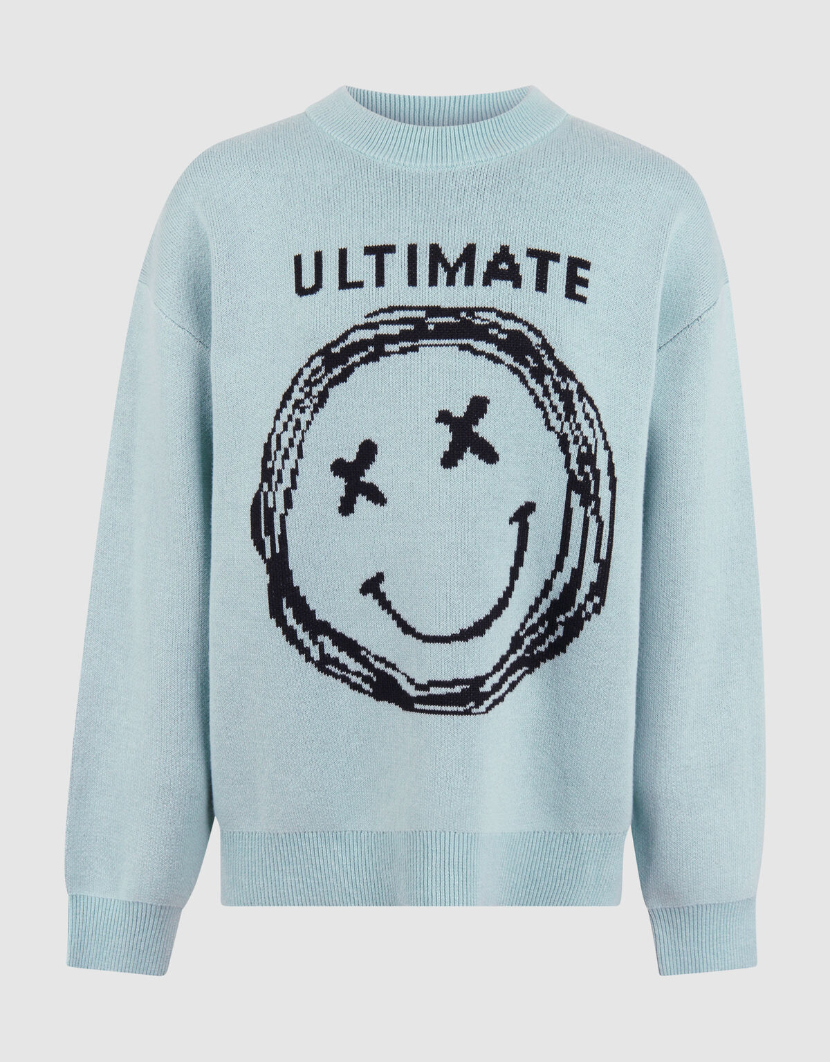 Smiley Gebreide Trui Lichtgroen SHOEBY BOYS