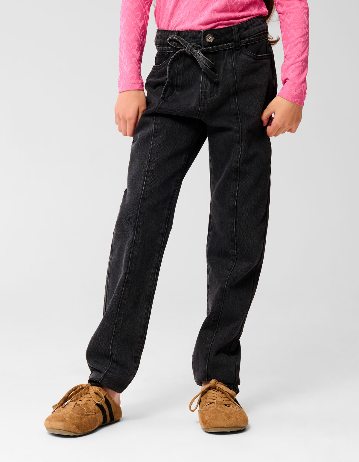 Mom Jeans Zwart SHOEBY GIRLS