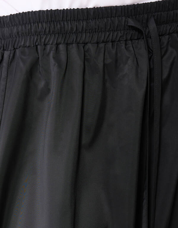 Wide Sporty Maxi Rok Zwart SHOEBY WOMEN