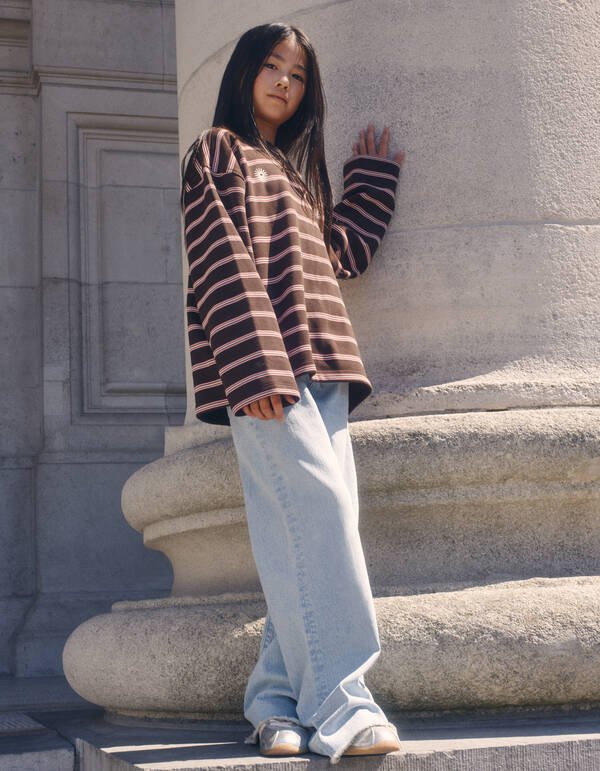 Baggy Fit Jeans Lichtblauw SHOEBY GIRLS