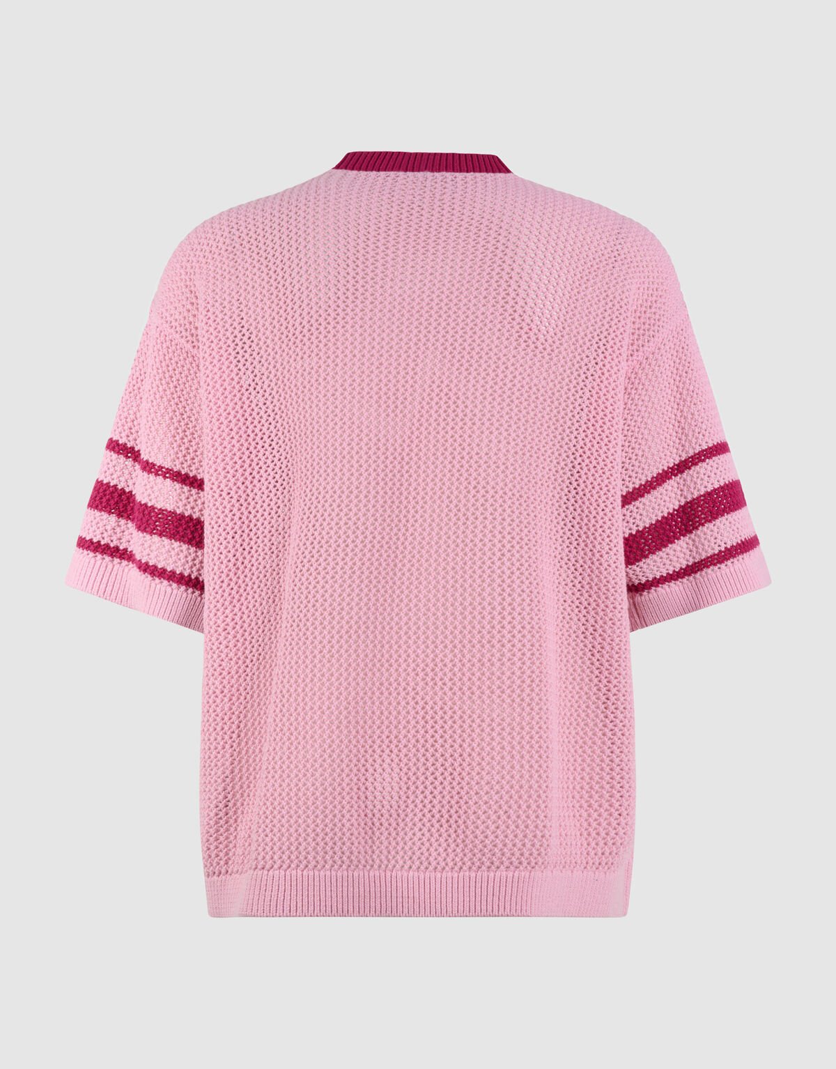 Oversized Baseball T-shirt Roze SHOEBY WOMEN
