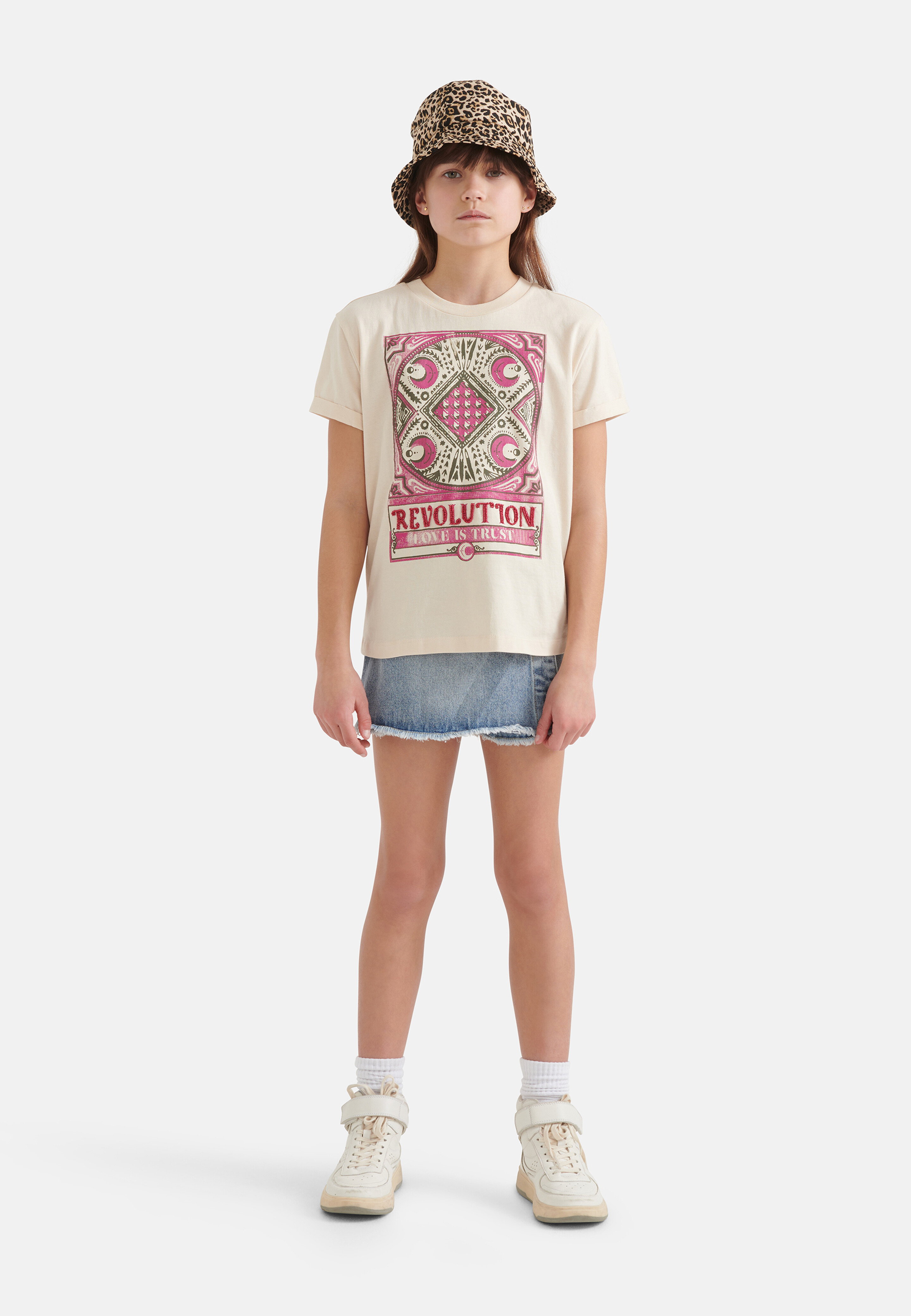 Print T-shirt Offwhite SHOEBY GIRLS