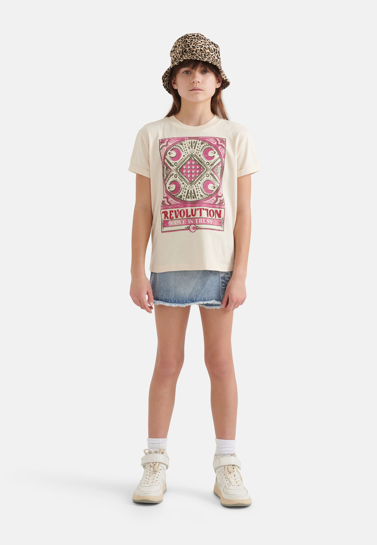 Print T-shirt Offwhite SHOEBY GIRLS