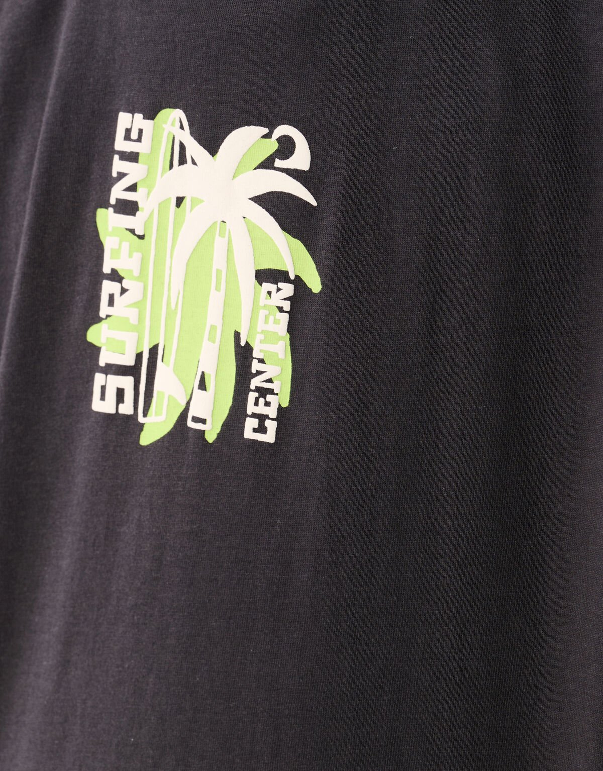 Surfing Artwork T-shirt Donkergrijs SHOEBY BOYS